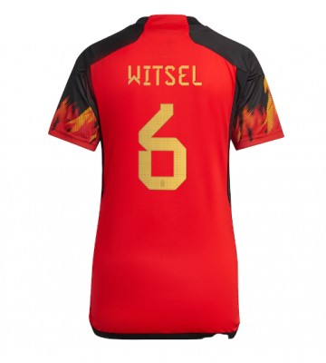 Belgia Axel Witsel #6 Koszulka Podstawowych Kobiety MŚ 2022 Krótki Rękaw